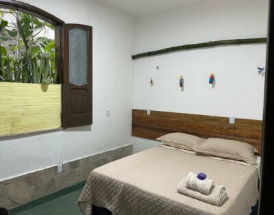 Suíte do salão na Casa Sankofa.